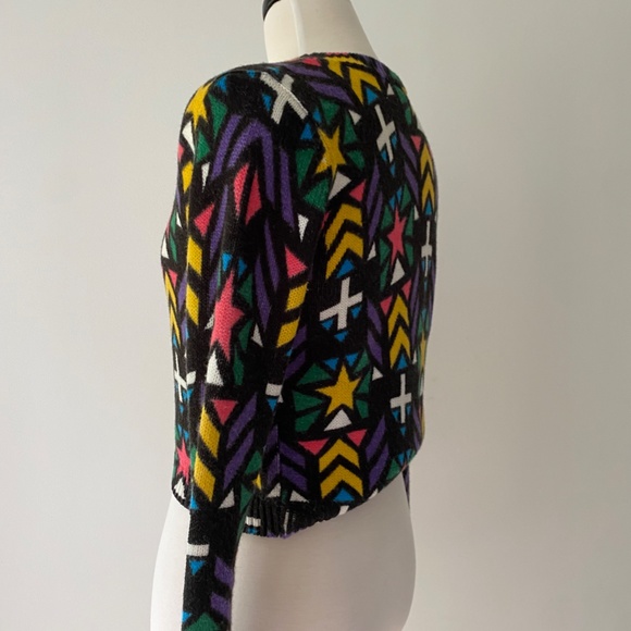 H&M DIVIDED Retro colorful sweater *RARE* - Picture 2 of 3